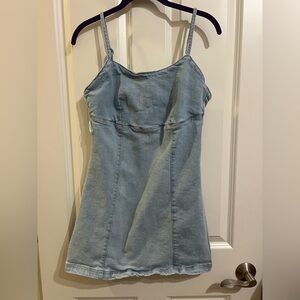 Jone Star denim mini dress. Size medium.
